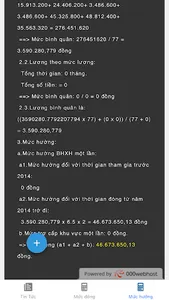 iCheDoBHXH - Tính mức đóng, mứ screenshot 7