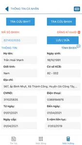 iCheDoBHXH - Tính mức đóng, mứ screenshot 8