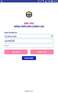 Điều tra NSSL Lúa screenshot 0