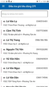 Điều tra giá NLTS screenshot 2