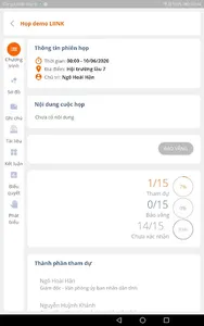 Ứng dụng họp không giấy screenshot 13