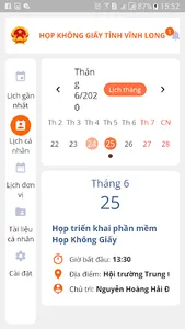 Ứng dụng họp không giấy screenshot 2