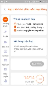 Ứng dụng họp không giấy screenshot 3