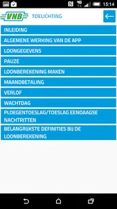 VNB Looncheck screenshot 2