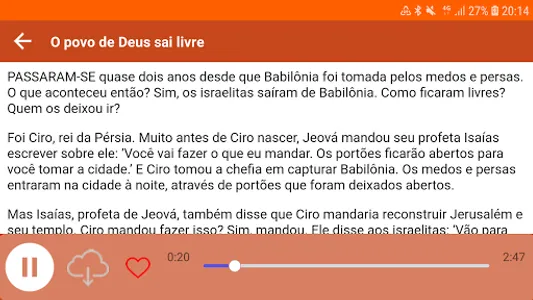 Bible Offline Spanish Audio screenshot 10