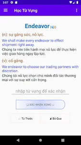 HVOC - Học Từ Vựng Tiếng Anh T screenshot 0