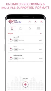 Voice Recorder and Editor App screenshot 0