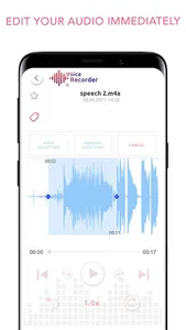 Voice Recorder and Editor App screenshot 1