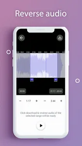 Reverse Voice - Play Backwards screenshot 1