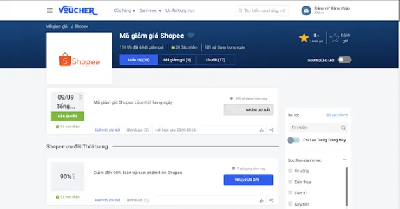 Voucher, Mã giảm giá và khuyến screenshot 4