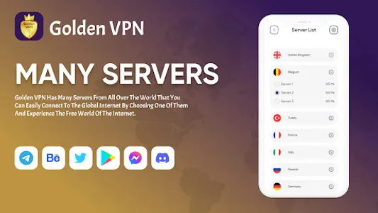 Golden VPN: Hotspot Proxy VPN screenshot 3