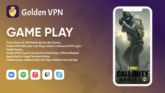 Golden VPN: Hotspot Proxy VPN screenshot 5