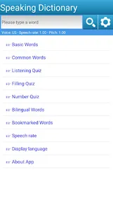 Speaking Dictionary screenshot 0