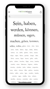 German conjugation screenshot 0