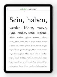 German conjugation screenshot 10