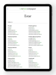 Spanish conjugation screenshot 15