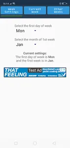 Week Calendar screenshot 1