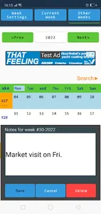 Week Calendar screenshot 4