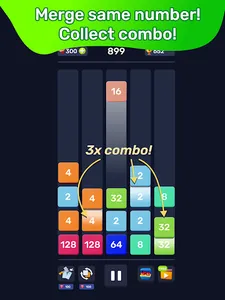 Walken x2 Blocks Сhain: 2048 screenshot 13