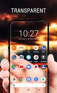 Live wallpaper - Transparent screenshot 4