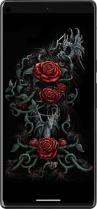 Gothic Wallpaper Black Horror screenshot 4