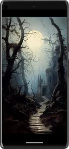 Gothic Wallpaper Black Horror screenshot 7
