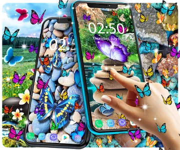 Butterfly HD live wallpaper screenshot 0