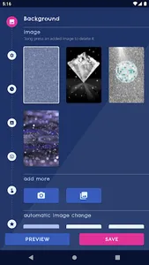 Sparkle Gold Live Wallpaper screenshot 0