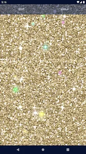 Sparkle Gold Live Wallpaper screenshot 4