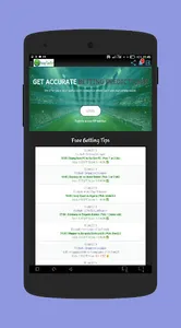 WapTanBet: Free Betting Tips screenshot 1