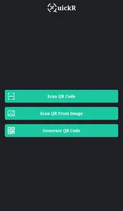 QuickR - QR Code Scanner and G screenshot 1