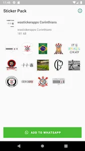 WAStickerApps Palmeiras CROMOS screenshot 0