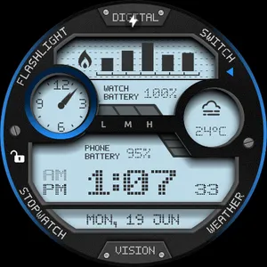 Digital Vision Watch Face screenshot 8