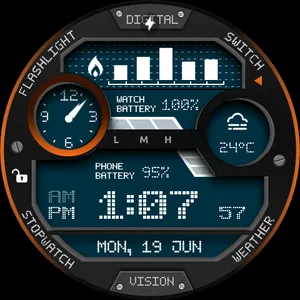 Digital Vision Watch Face screenshot 9