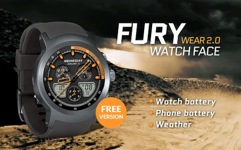 Fury Watch Face screenshot 0