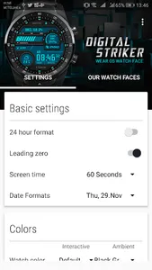 Digital Striker Watch Face screenshot 5