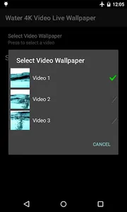 Water 4K Video Live Wallpaper screenshot 5