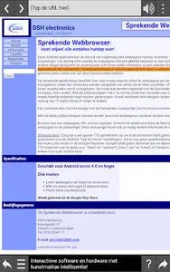 Speaking Browser screenshot 0