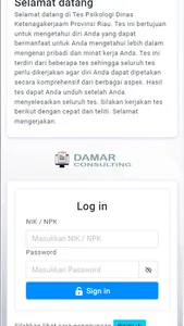 Damar Consulting - Psikotes screenshot 2