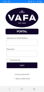 VAFA Portal screenshot 0