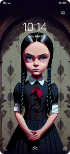 Wednesday Addams Wallpaper 4K screenshot 0