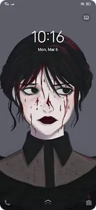 Wednesday Addams Wallpaper 4K screenshot 7