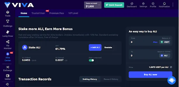 Viva.exchange and Trade Binary screenshot 7