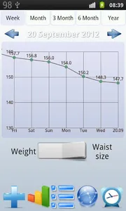 Weight Diary screenshot 1