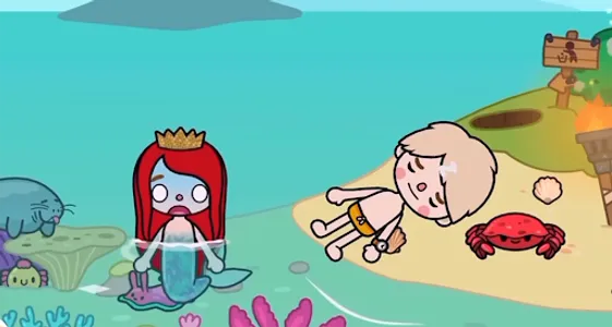 Boca Mermaid Toca HD Wallpaper screenshot 1