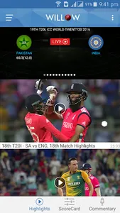 Willow - Watch Live Cricket screenshot 1