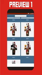 Skin Kratos for Craft - Mod &  screenshot 4