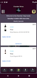 Chamber Wines screenshot 0