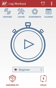 Rapid Fitness - Leg Workout screenshot 0