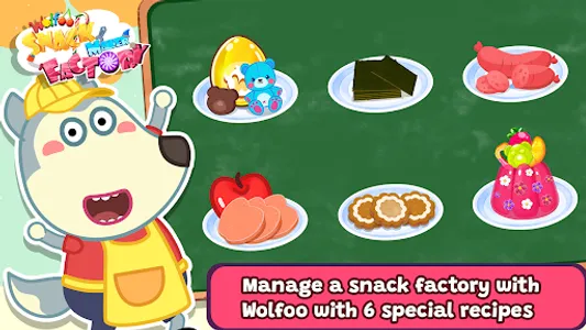 Wolfoo Cooking: Making Snack screenshot 0